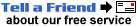 tell a friend about short URL redirection