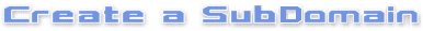 Free subdomain registration